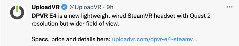 大朋VR新品E4欧洲率先首发,推进全球PCVR大跨步革新-93913.COM-XR信息与产业服务